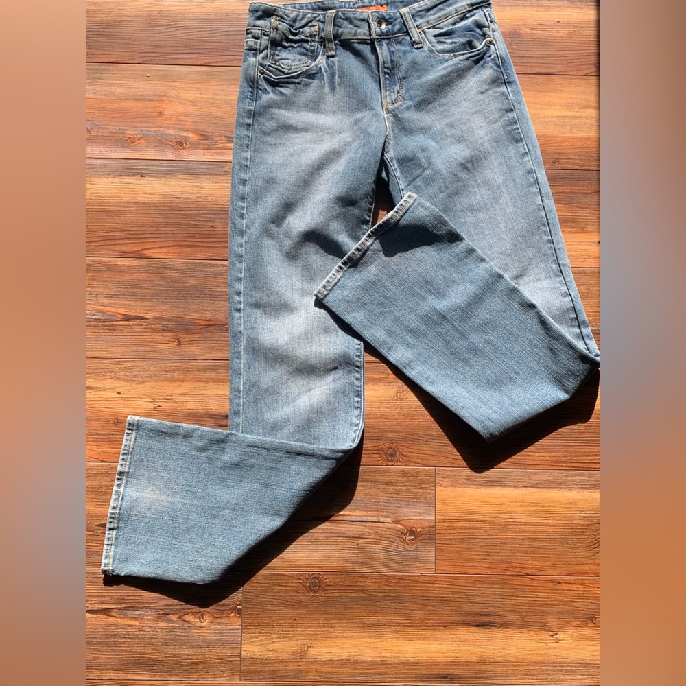 Women's Blue Jeans VIGOSS juniors size 7 straight leg jeans